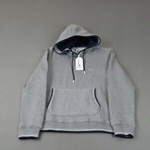 Ben Sherman Hoodie Mens Small NWT Gray Fleece Pullover Cotton Blend
